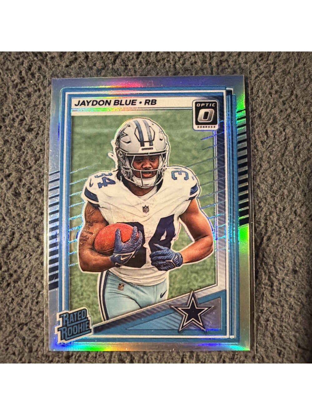 2025 Donruss Optic Jaydon Blue Silver Holo Rated Rookie (RC)
